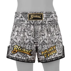 Blegend Muay Thai Shorts / Grey Devil -Thaiboxingstore Store BL SHORT GD 2