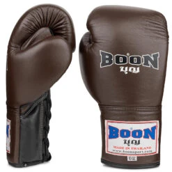 Boon Sport Boxing Gloves / Lace Up / Brown