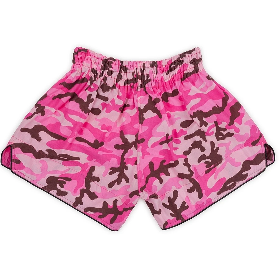 Boon Sport Muay Thai Shorts / Retro / Pink Camo 4 Boon Sport Muay Thai Shorts / Retro / Pink Camo - Image 2