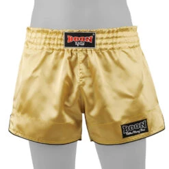 Boon Sport Muay Thai Shorts / Retro / Gold -Thaiboxingstore Store BN RSGD 2