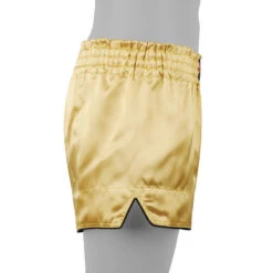 Boon Sport Muay Thai Shorts / Retro / Gold -Thaiboxingstore Store BN RSGD 5
