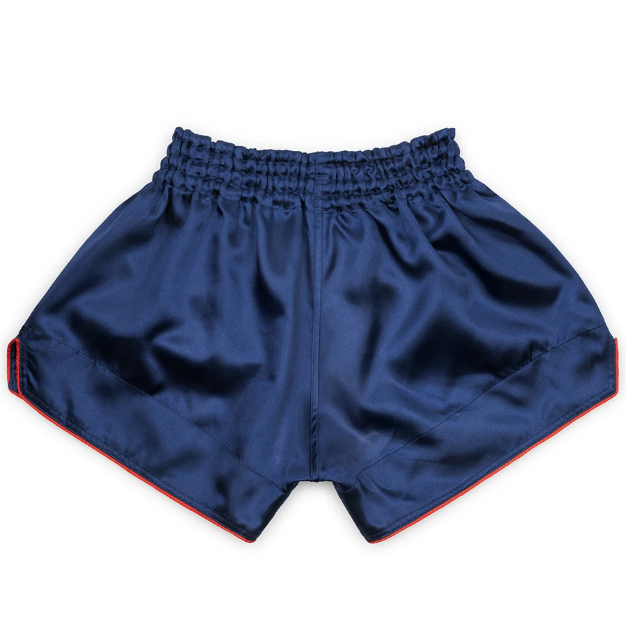 Boon Sport Muay Thai Shorts / Retro / Navy 4 Boon Sport Muay Thai Shorts / Retro / Navy - Image 2
