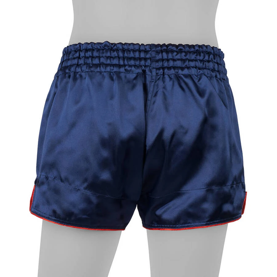 Boon Sport Muay Thai Shorts / Retro / Navy 7 Boon Sport Muay Thai Shorts / Retro / Navy - Image 5
