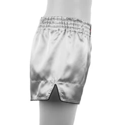 Boon Sport Muay Thai Shorts / Retro / Silver -Thaiboxingstore Store BN RSSL 5