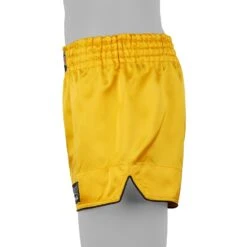 Boon Sport Muay Thai Shorts / Retro / Yellow Gold -Thaiboxingstore Store BN RSYG 3
