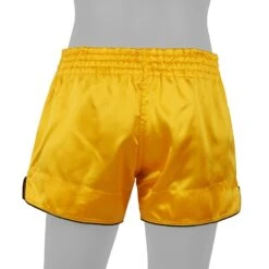 Boon Sport Muay Thai Shorts / Retro / Yellow Gold -Thaiboxingstore Store BN RSYG 4