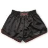 Boon Sport Muay Thai Shorts / Retro / Black -Thaiboxingstore Store BN RT01 BK