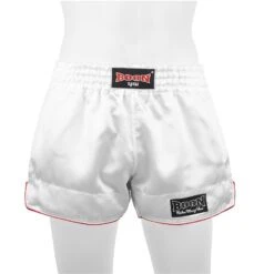 Boon Sport Muay Thai Shorts / Retro / White 9 Boon Sport Muay Thai Shorts / Retro / White -Thaiboxingstore Store BN RT01 WT 2