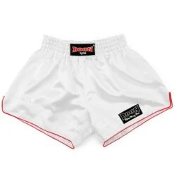 Boon Sport Muay Thai Shorts / Retro / White