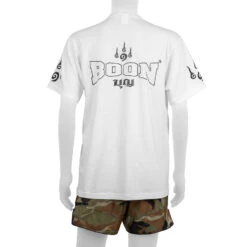 Boon Sport T-shirt / Logo / White -Thaiboxingstore Store BN TSB W 2