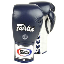 Fairtex Lace Up Boxing Gloves / BGL6 / Blue