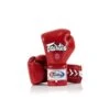 Fairtex Lace-up Boxing Gloves / BGL7 / Red -Thaiboxingstore Store FTX BGL7 RED