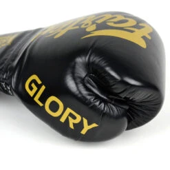 Fairtex Lace-up Boxing Gloves / BGLG1 / X Glory Black -Thaiboxingstore Store FTX BGLG1 BK 3