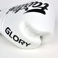 Fairtex Lace-up Boxing Gloves / BGLG1 / X Glory White -Thaiboxingstore Store FTX BGLG1 WT 3