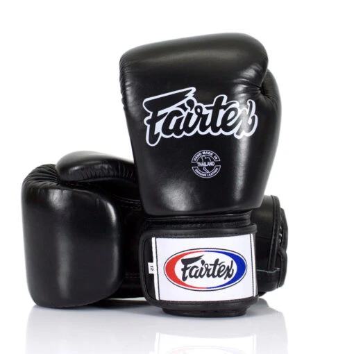 Fairtex Boxing Gloves / BGV1 / Black -Thaiboxingstore Store FTX BGV1 U BK