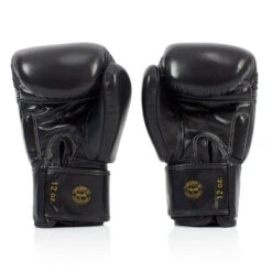 Fairtex Boxing Gloves / Tight-Fit / Black -Thaiboxingstore Store FTX BGV19 BK 3