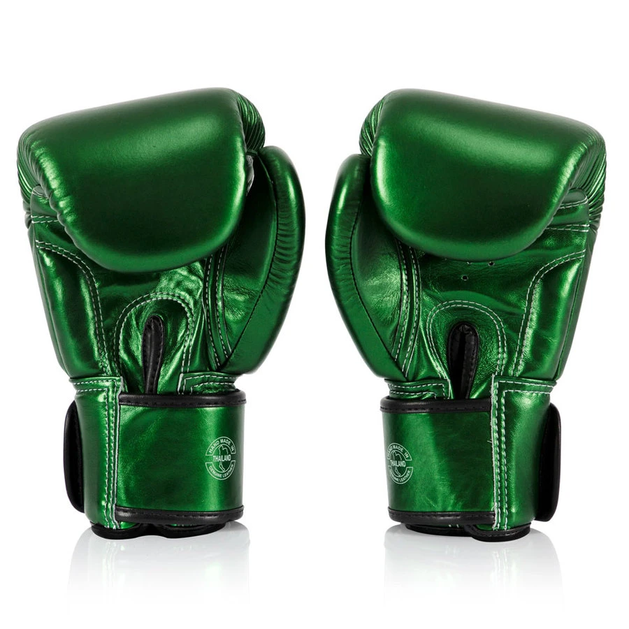 Fairtex Boxing Gloves / Metallic / Green 6 Fairtex Boxing Gloves / Metallic / Green - Image 4