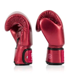 Fairtex Boxing Gloves / Metallic / Red -Thaiboxingstore Store FTX BGV22 RD 2