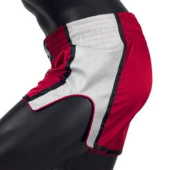 Fairtex Muay Thai Shorts / Slim Cut / Red White -Thaiboxingstore Store FTX BS1704 RW 4