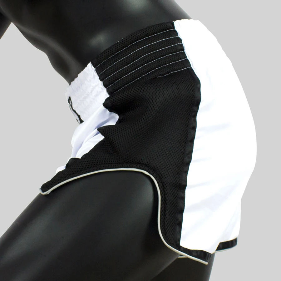 Fairtex Muay Thai Shorts / Slim Cut / White 5 Fairtex Muay Thai Shorts / Slim Cut / White - Image 3