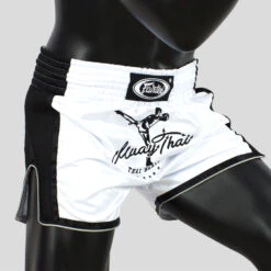 Fairtex Muay Thai Shorts / Slim Cut / White 10 Fairtex Muay Thai Shorts / Slim Cut / White -Thaiboxingstore Store FTX BS1707 W 3