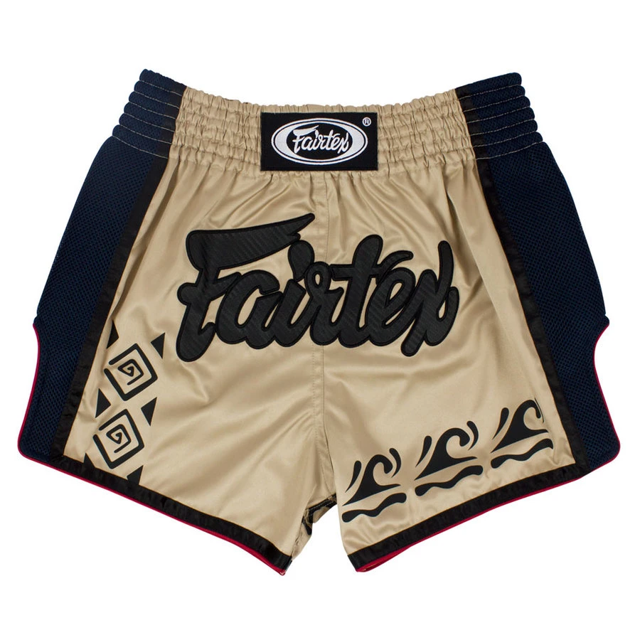 Fairtex Muay Thai Shorts / Slim Cut / Khaki 3 Fairtex Muay Thai Shorts / Slim Cut / Khaki
