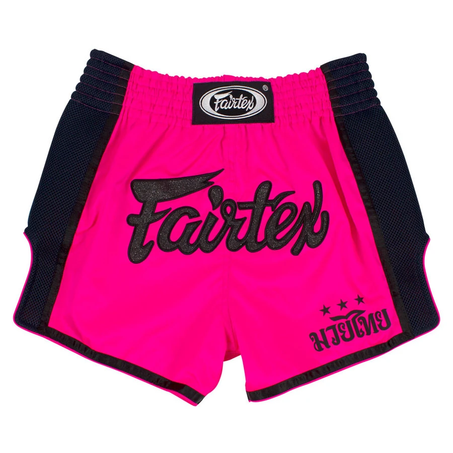 Fairtex Muay Thai Shorts / Slim Cut / Pink 3 Fairtex Muay Thai Shorts / Slim Cut / Pink