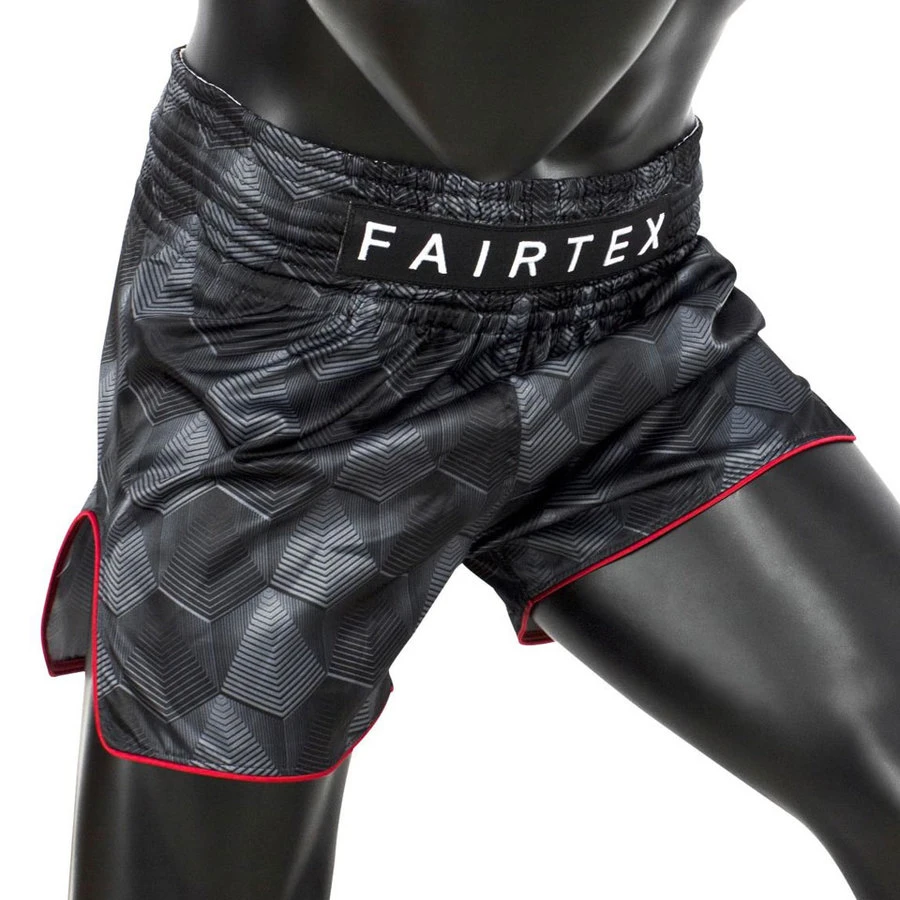 Fairtex Muay Thai Shorts / Slim Cut / Black Stealth 6 Fairtex Muay Thai Shorts / Slim Cut / Black Stealth - Image 4