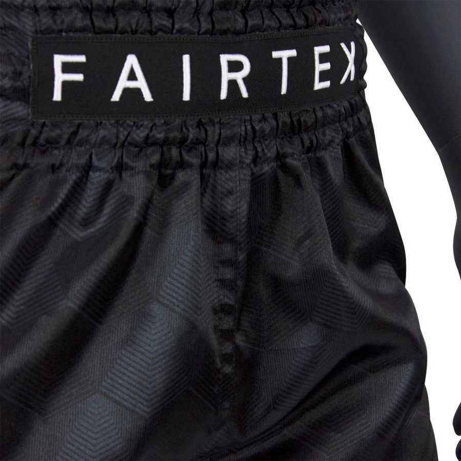 Fairtex Muay Thai Shorts / Slim Cut / Black Stealth 7 Fairtex Muay Thai Shorts / Slim Cut / Black Stealth - Image 5