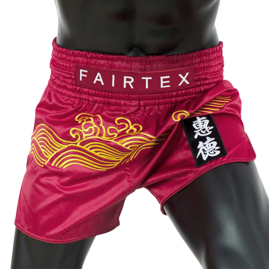 Fairtex Muay Thai Shorts / Slim Cut / Golden River 5 Fairtex Muay Thai Shorts / Slim Cut / Golden River - Image 3