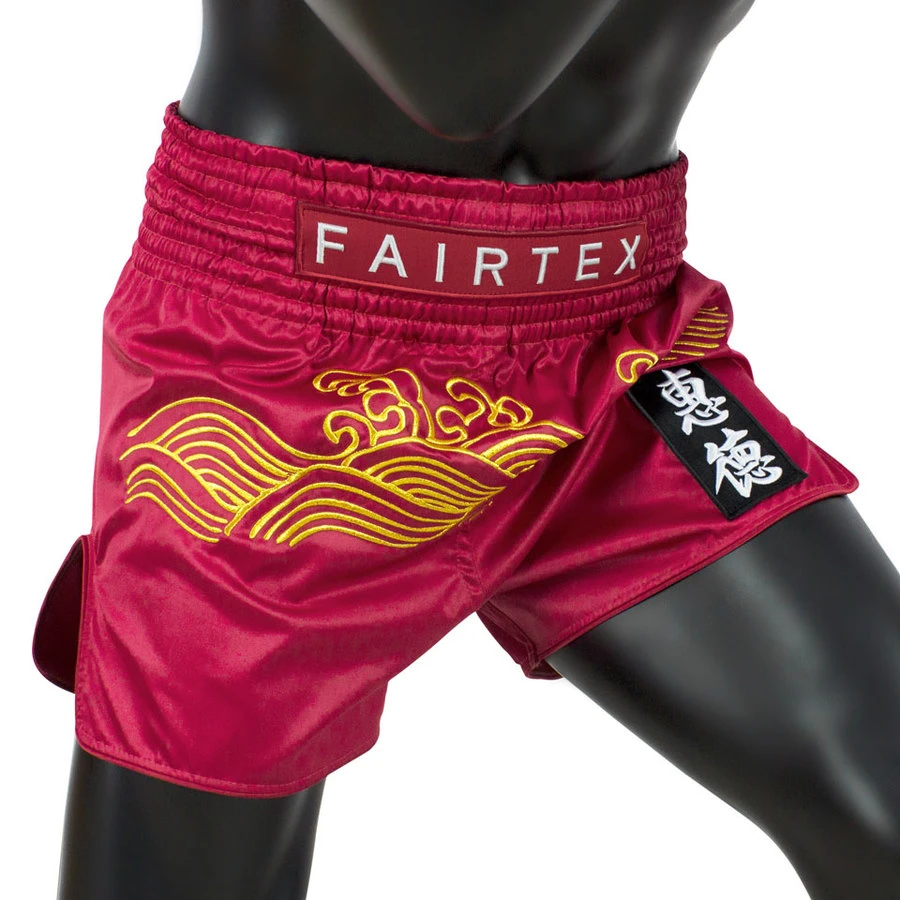 Fairtex Muay Thai Shorts / Slim Cut / Golden River 6 Fairtex Muay Thai Shorts / Slim Cut / Golden River - Image 4