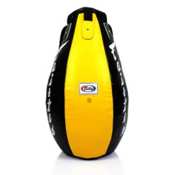 Fairtex Teardrop Bag / Super / Unfilled / Black Yellow -Thaiboxingstore Store FTX HB15 BY UF 2