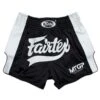 Fairtex Muay Thai Short / MTGP / Black-White 1 Fairtex Muay Thai Short / MTGP / Black-White -Thaiboxingstore Store FTX MTGP BK WH