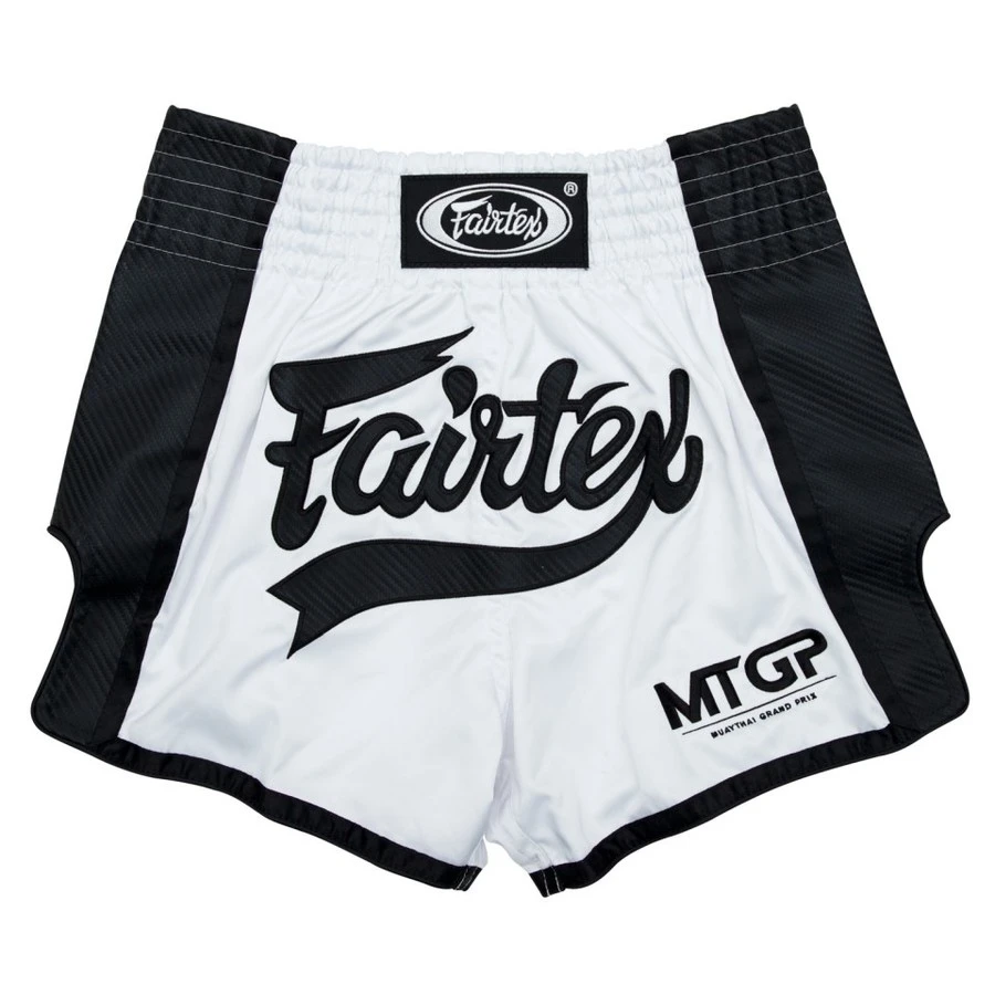 Fairtex Muay Thai Short / MTGP / White-Black 3 Fairtex Muay Thai Short / MTGP / White-Black