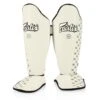 Fairtex Shin Guards / White -Thaiboxingstore Store FTX SP5 WH