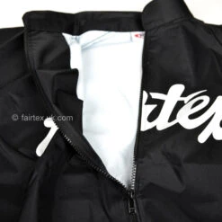 Fairtex Vinyl Sweatsuit Black -Thaiboxingstore Store FTX VS2 BLK 4