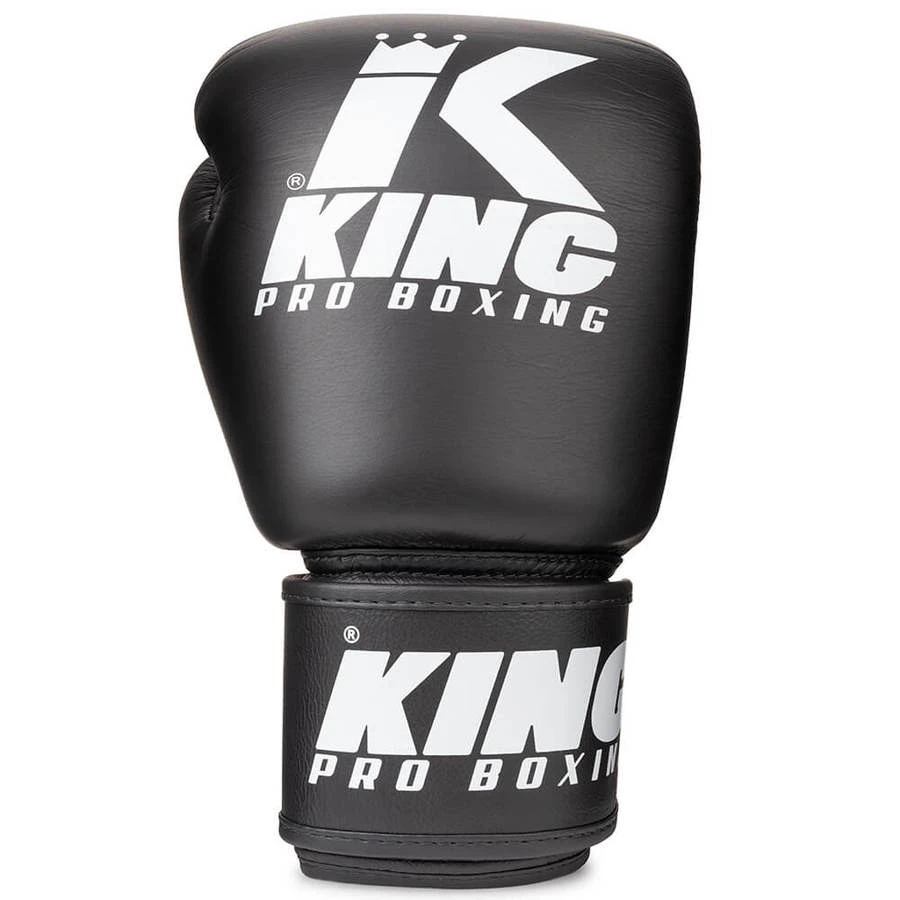 King Pro Boxing Gloves / Leather / Black 4 King Pro Boxing Gloves / Leather / Black - Image 2