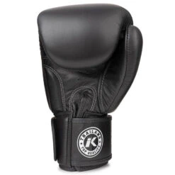 King Pro Boxing Gloves / Leather / Black 10 King Pro Boxing Gloves / Leather / Black -Thaiboxingstore Store KP BGVL3 BK 3
