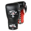MTG Pro Gloves / Lace-up / 3-Tone Black -Thaiboxingstore Store MTG LG2 3T BLK