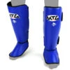 MTG Pro Shin Guards / Leather / Blue -Thaiboxingstore Store MTG SF1 BLU