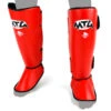 MTG Pro Shin Guards / Leather / Red -Thaiboxingstore Store MTG SF1 RED