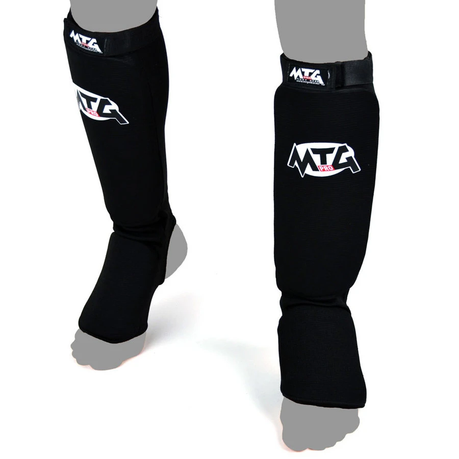 MTG Pro Shin Guards / Elasticated / Black 2 MTG Pro Shin Guards / Elasticated / Black