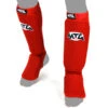 MTG Pro Shin Guards / Elasticated / Red -Thaiboxingstore Store MTG SF2 RED