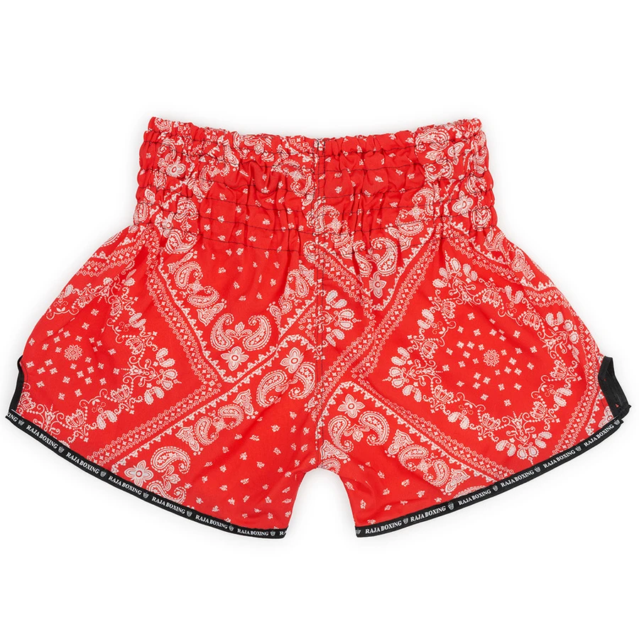 Raja Muay Thai Shorts / R164 / Indian Red 4 Raja Muay Thai Shorts / R164 / Indian Red - Image 2
