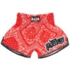 Raja Muay Thai Shorts / R164 / Indian Red 1 Raja Muay Thai Shorts / R164 / Indian Red -Thaiboxingstore Store RJ MTS 164