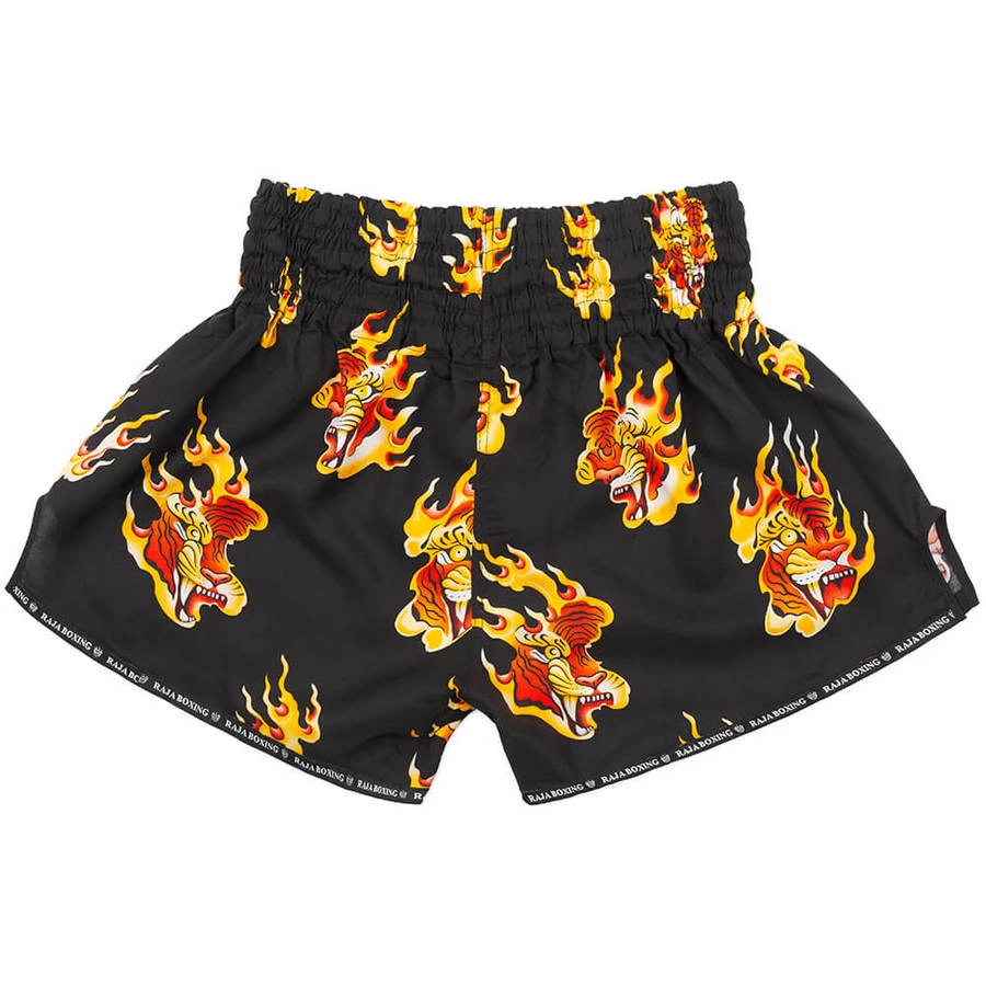 Raja Muay Thai Shorts / R169 / Black Tiger 4 Raja Muay Thai Shorts / R169 / Black Tiger - Image 2