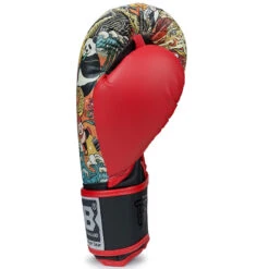 Top King Boxing Gloves / Asian Red -Thaiboxingstore Store TK BG CT CN 2