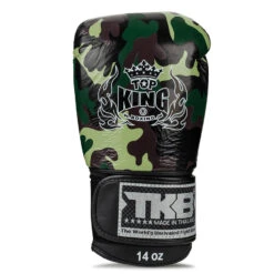 Top King Boxing Gloves / Empower / Camoflage Green -Thaiboxingstore Store TK BGEM 03 GN 4