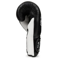 Top King Boxing Gloves / Super Air / Black White -Thaiboxingstore Store TK BGSA 2BW 4