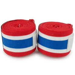 Top King 4m Elastic Cotton Hand Wraps Thai Flag -Thaiboxingstore Store TK HWR 4 TF 1
